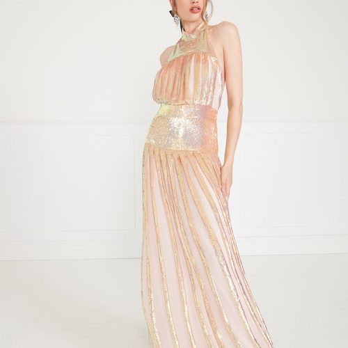 Marvelloush Dress - Iridescent Gold