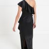 Marvelloush Asymmetric Dress - Black