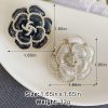 2 Pieces Flower Brooch Pin Petal Elegant Exquisite Art Brooch for Women Wedding Banquet Party Brooch Simple Pin